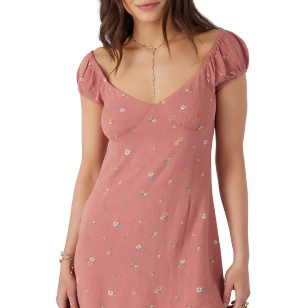 NWT - O’Neill Floral Soft Pink Dress